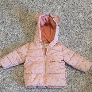 Old Navy Pink Puffer For Toddler